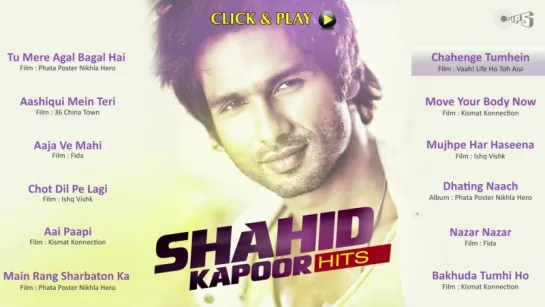 Shahid Kapoor Hits - Audio Jukebox - Full Songs Non Stop