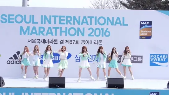 [160320] Lovelyz - For You @ 2016 Seoul International Marathon