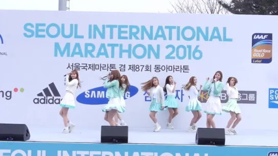 [160320] Lovelyz - Hi~ @ 2016 Seoul International Marathon