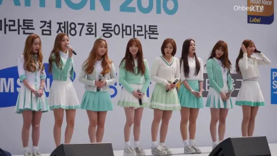 [160320] Lovelyz - Talk @ 2016 Seoul International Marathon