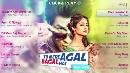 Tu Mere Agal Bagal Hai - Bollywood Fun Hits - Audio Jukebox - Full Songs Non Stop