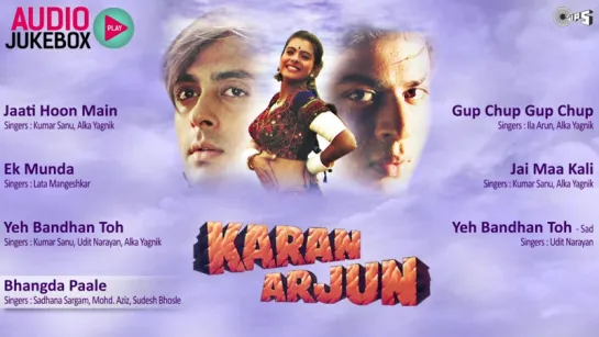 Karan Arjun - Full Songs Jukebox _ Shahrukh, Salman, Kajol, Mamta