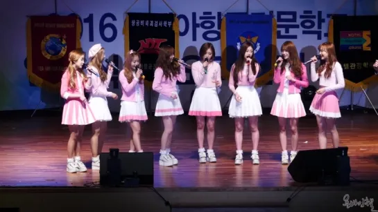 [160223] Lovelyz - А капелла @ «ASEA Aviation College»