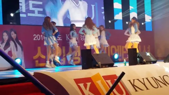 [160215] Lovelyz - Ah-Choo @ Kyungil University Freshman Orientation