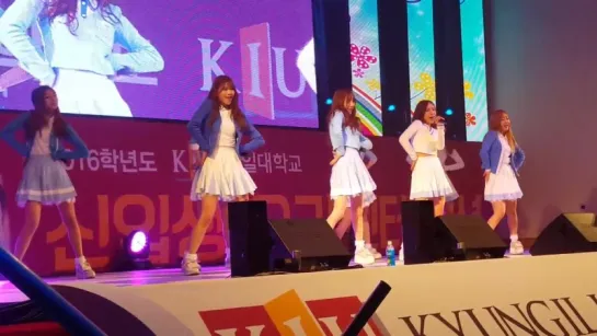 [160215] Lovelyz - For You @ Kyungil University Freshman Orientation