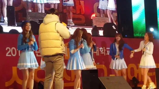 [160215] Lovelyz - Random Dance @ Kyungil University Freshman Orientation