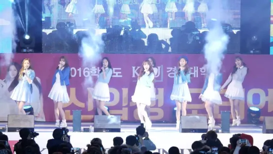 [160215] Lovelyz - Ah-Choo @ Kyungil University Freshman Orientation