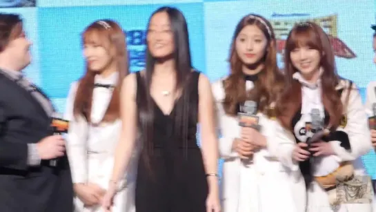 [160120] Lovelyz - Talk @ Kungfu Panda 3 Event