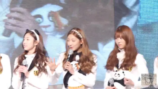 [160120] Lovelyz - Talk @ Kungfu Panda 3 Event