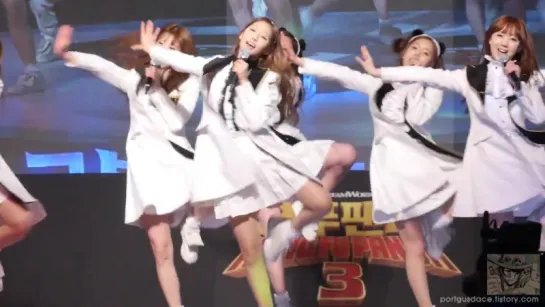 [160120] Lovelyz - Ah-Choo @ Kungfu Panda 3 Event