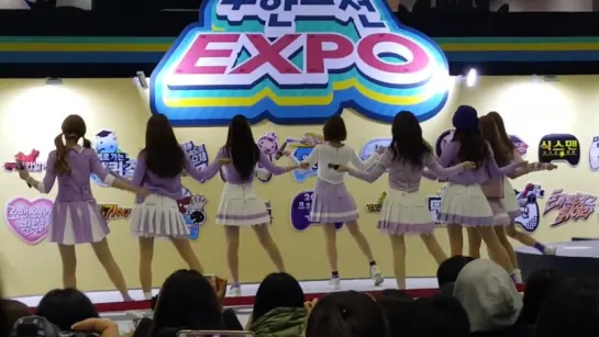 [151219] Lovelyz — Ah-Choo @ Infinity Challenge Expo