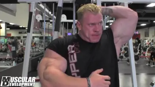 Dennis Wolf Trains Arms - 3 Weeks Out THE 2012 Mr. Olympia