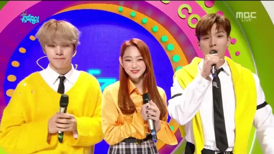 [VK][27.10.18] MC Shownu (with Minhyuk) @ MBC Music Core