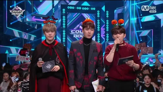 [VK][25.10.18] Special MC Shownu, Minhyuk, Kihyun @ M!COUNTDOWN