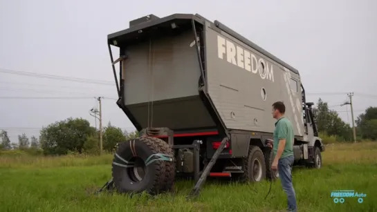 Автодом на шасси Mercedes Zetros от компании Freedom auto