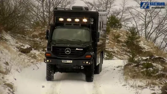 Дом на колесах на базе Mercedes Zetros