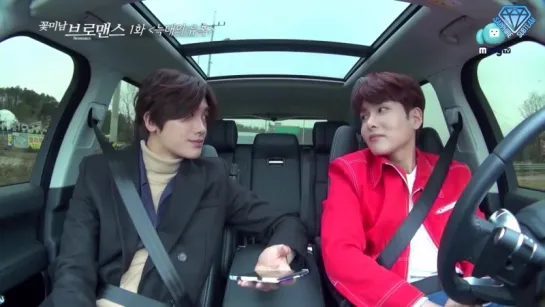 [Sapphire SubTeam] 160315 Celebrity Bromance с Рёуком и Хёншиком - Ep. 1 (рус.саб)