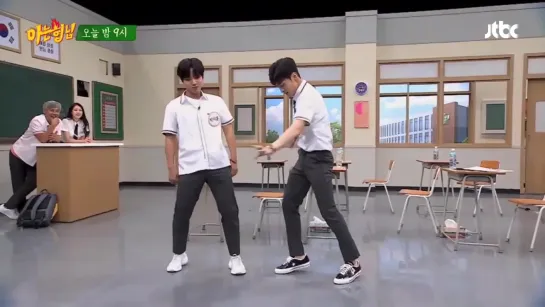 Park JiHoon (Пак Джи Хун) and Kim MinJae (Ким Мин Джэ) Dance To “Uptown Funk”