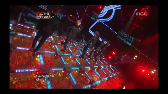 B.A.P VS Teen Top @ MBC Korean Music Festival 2012