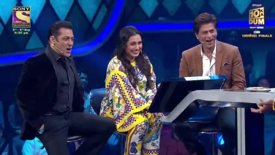 Its raining fun on DusKaDum with @BeingSalmanKhan @IamSRK @WhoSunilGrover and RaniMukherje