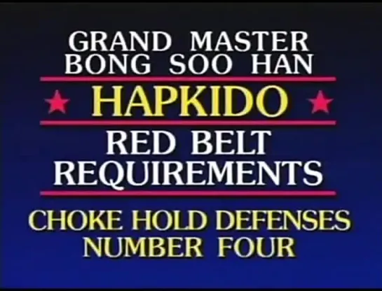 Hapkido Bong Soo Han Faixa Vermelha