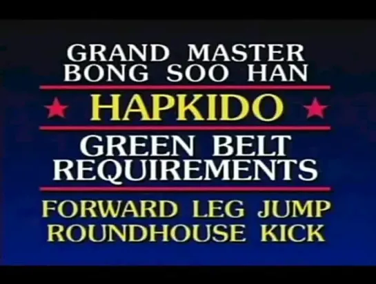 Hapkido Bong Soo Han  Faixa Verde Aula 10