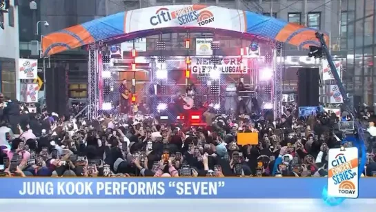 231108 - JUNGKOOK - Seven - TODAY Show Citi Concert Series