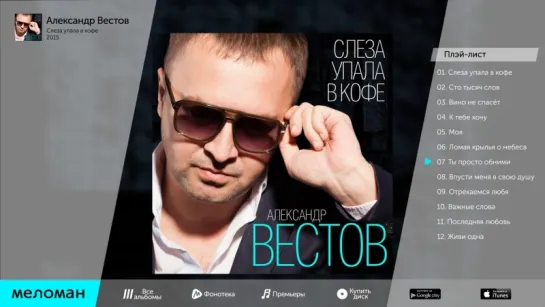 Александр Вестов - Слеза упала в кофе (Альбом 2015 г)