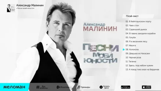 Александр Малинин - Песни моей юности (Альбом 2013 г)