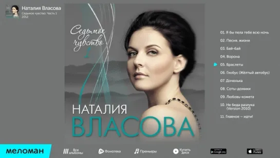 Наталия Власова - Седьмое чувство - Часть 1  (Альбом 2012 г)