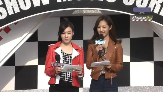 111015 SNSD YulTi dancing T-ara ‘Roly Poly” @ MuCore F1 Korea cut