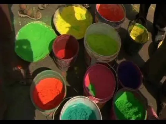 Cоздание песни 'Holi Song' из фильма 'Action Reply'(2010) - Aishwarya Rai