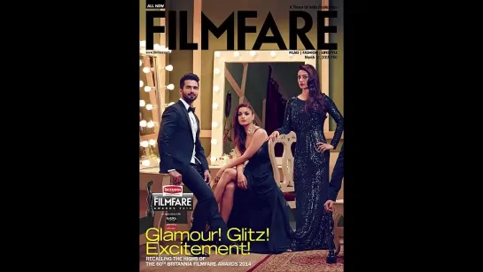 На съёмках для журнала Filmfare 2015 (победители)