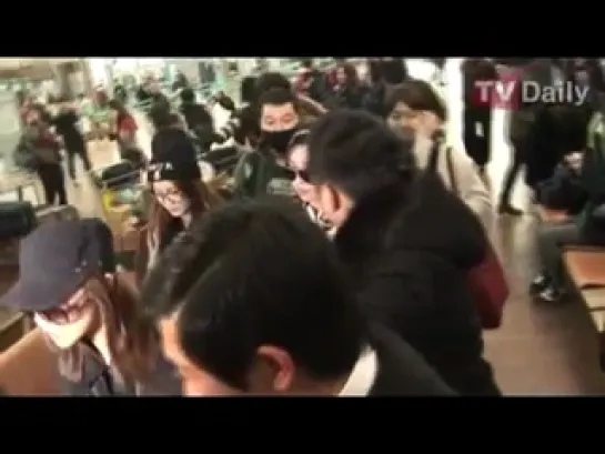 [NEWS] 130115 T-ARA в аэропорту Инчхон @ TV Daily