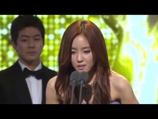 MBC Entertainment Awards - T-ara Hyomin Winning Speech