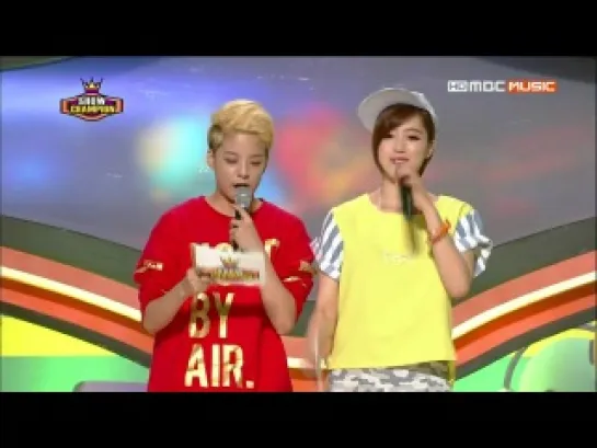 [MC] 130828 Eunjung MC @ MBC Music Show Champion