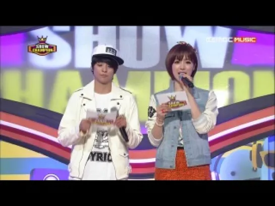 [MC] 130424 EunJung @ MBC Show!Champion