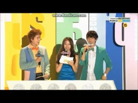 120728 KyuHyun,EunHyuk(Super Junior) & JiYeon (T-ARA) MC Cut 4