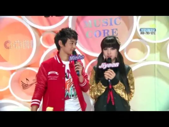 101218 Jiyeon MC Cut @ Music Core