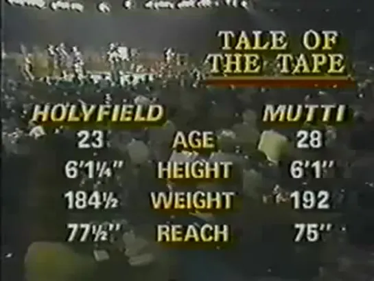 Evander Holyfield vs. Chisanda Mutti