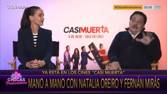 📹 “Chicas Pochocleras” 06/07/23/ Entrevista a Natalia Oreiro y Fernán Miras por “Casi Muerta”👤 Fernanda Arena