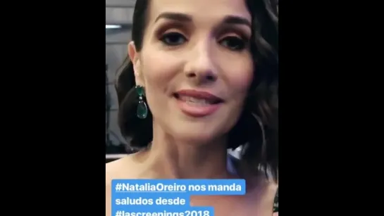 #NataliaOreiro en los Angeles, en la presentación de #Grisel (1)