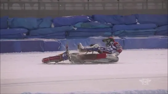 FIM Ice Speedway Gladiators World Championship :TOP-3 crash