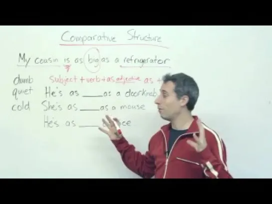 English Grammar – How to compare: “as cold as ice”