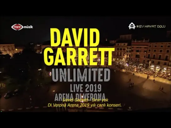 David Garrett Unlimited Live -2019 Arena di Verona (TRTMuzik)