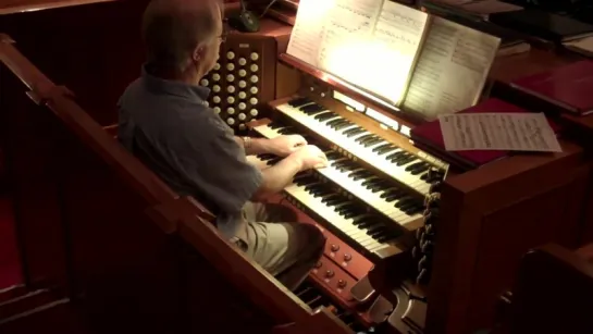 Johann Ludwig Krebs - Little Prelude and Fugue in G Major - David Christensen, organ