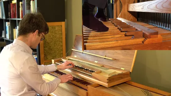 529 J. S. Bach - Sonata No. 5 in C Major, BWV 529 - Bálint Karosi,  Pedal Clavichord