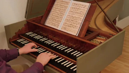 813 J. S. Bach - French Suite No.2 in c minor BWV 813 - Zvi Meniker, harpsichord