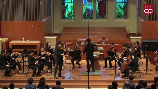 1041 J. S. Bach - Violin Concerto in A minor, BWV 1041- NYCP [Siwoo Kim, violin]