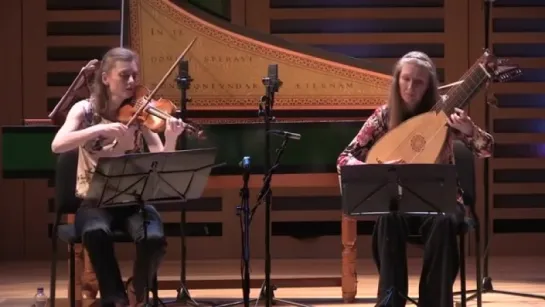 1025 J. S. Bach - Suite in A major for violin and lute, BWV 1025 - Penelope Spencer & Lynda Sayce